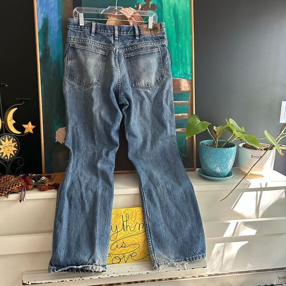Dakota Vintage Classic Blue Bootcut Jeans for Men 33" X 30" - Picture 11 of 16
